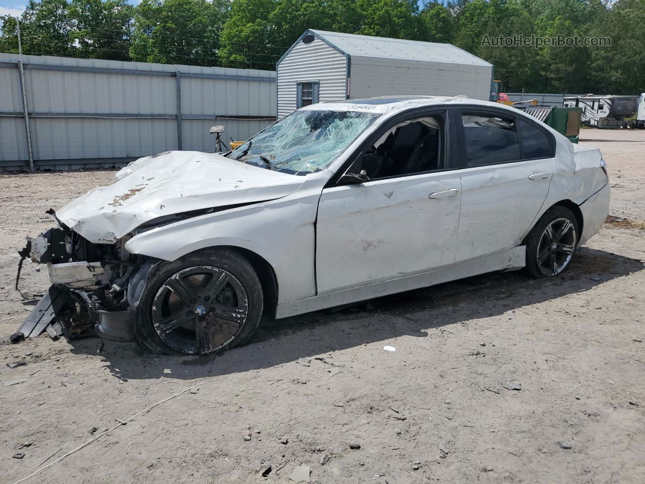 2013 Bmw 328 Xi White vin: WBA3B3C58DF532564