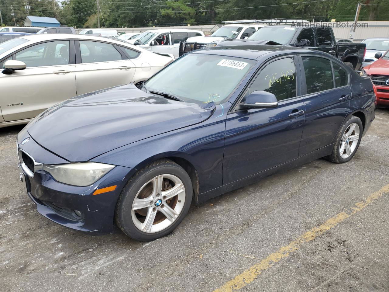 2013 Bmw 328 Xi Blue vin: WBA3B3C58DF538770