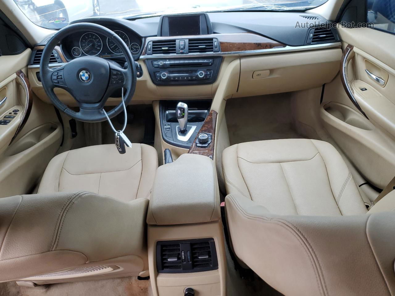 2013 Bmw 328 Xi Синий vin: WBA3B3C58DF538770