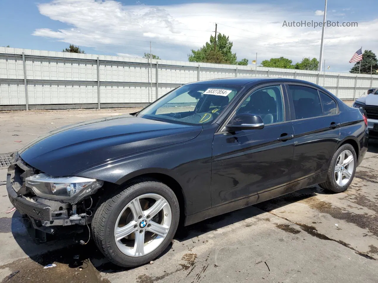 2013 Bmw 328 Xi Black vin: WBA3B3C58DF543614