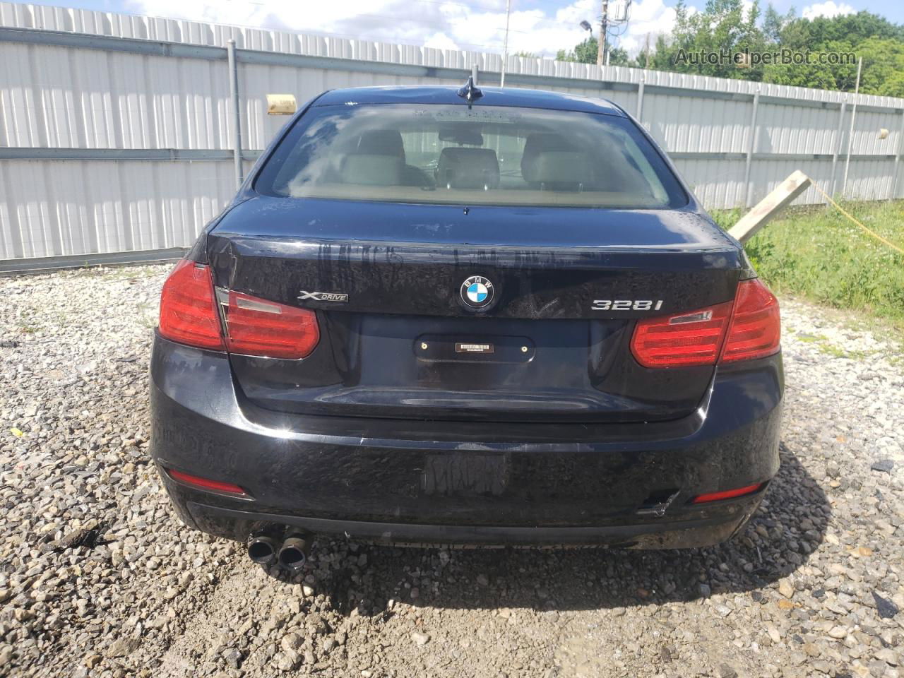 2014 Bmw 328 Xi Black vin: WBA3B3C58EJ982889