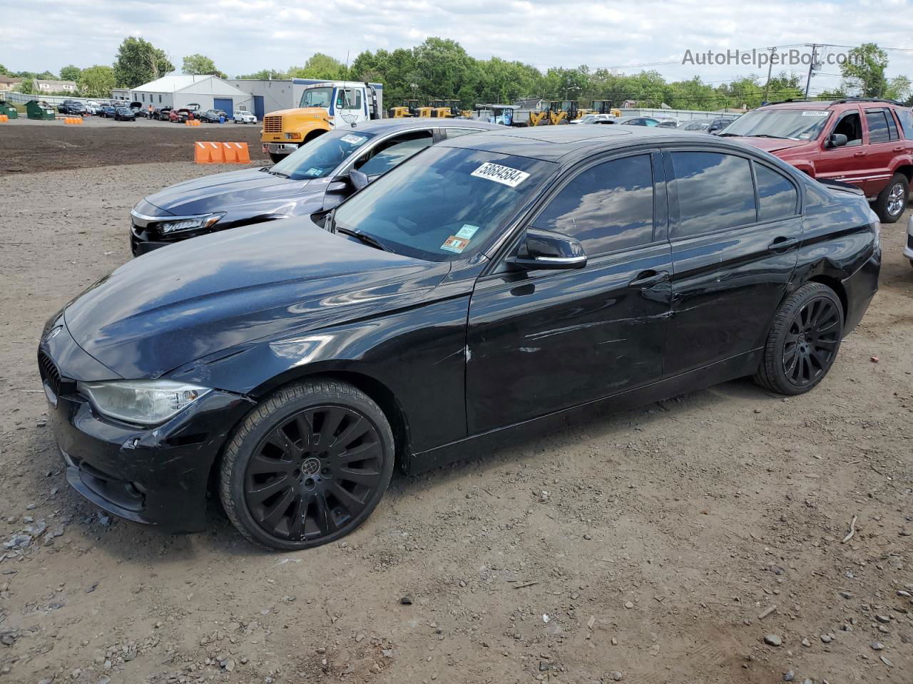 2015 Bmw 328 Xi Black vin: WBA3B3C58FF545690