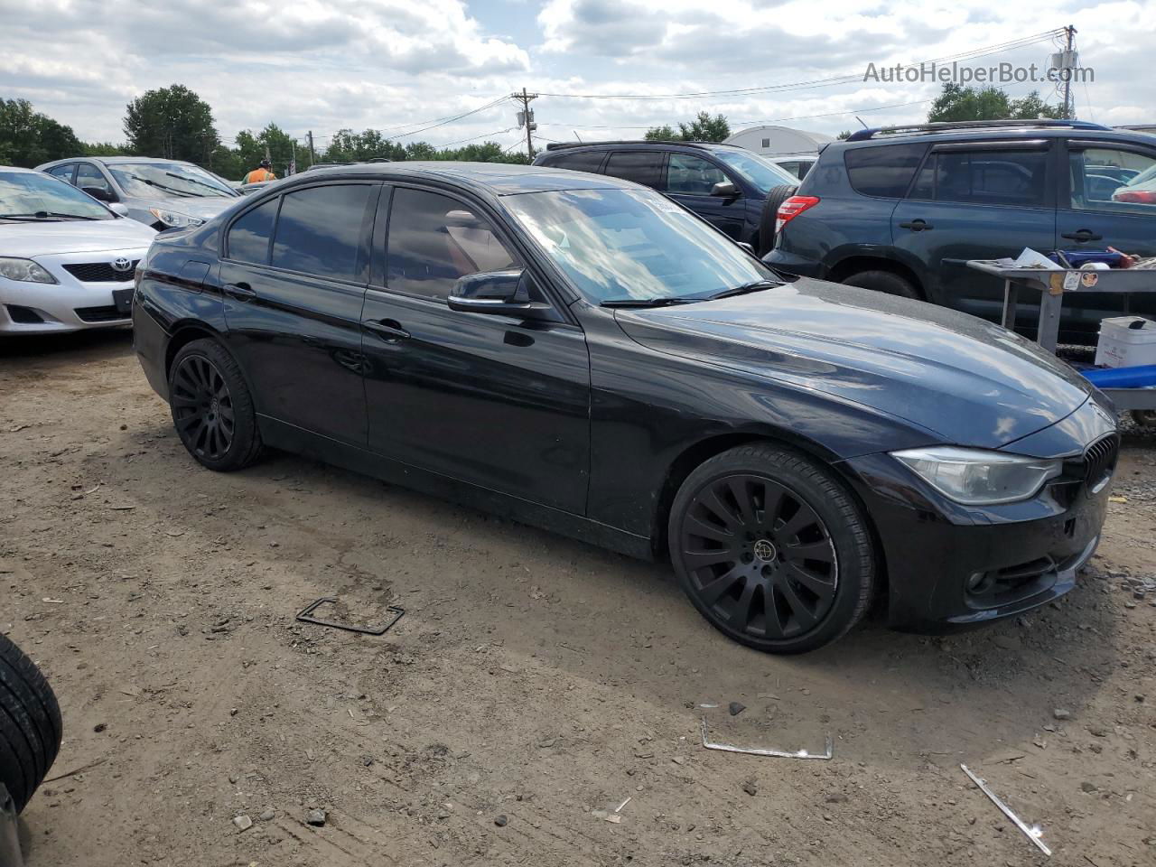 2015 Bmw 328 Xi Black vin: WBA3B3C58FF545690