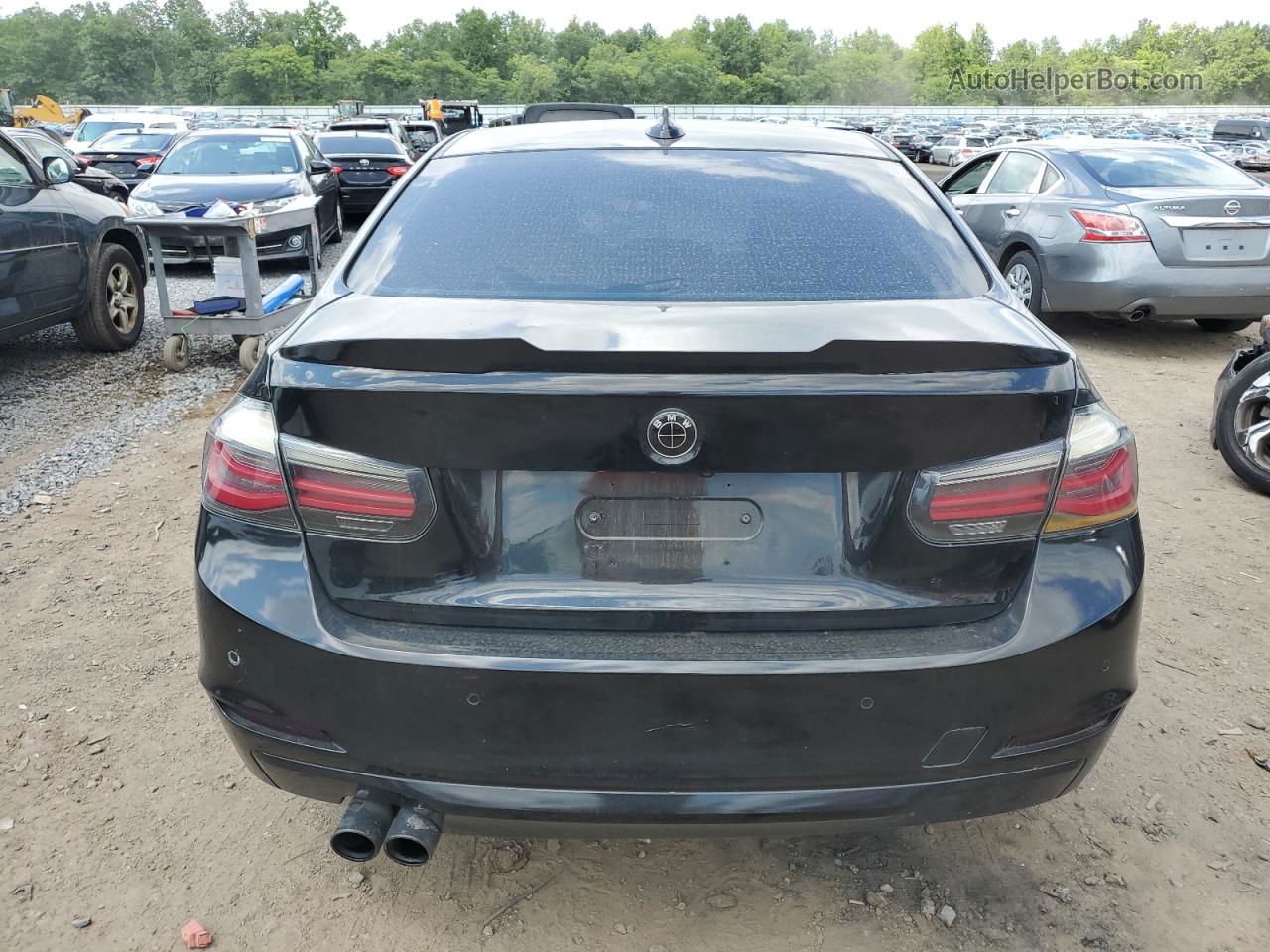 2015 Bmw 328 Xi Black vin: WBA3B3C58FF545690