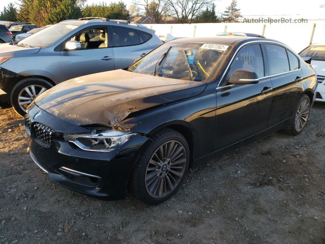 2015 Bmw 328 Xi Black vin: WBA3B3C58FJ983803