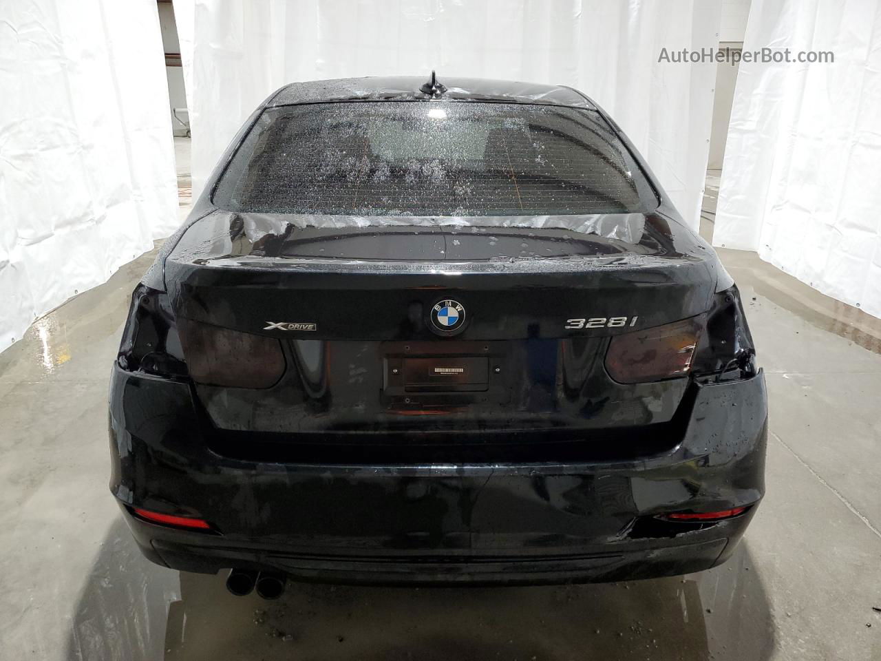 2013 Bmw 328 Xi Черный vin: WBA3B3C59DF541273