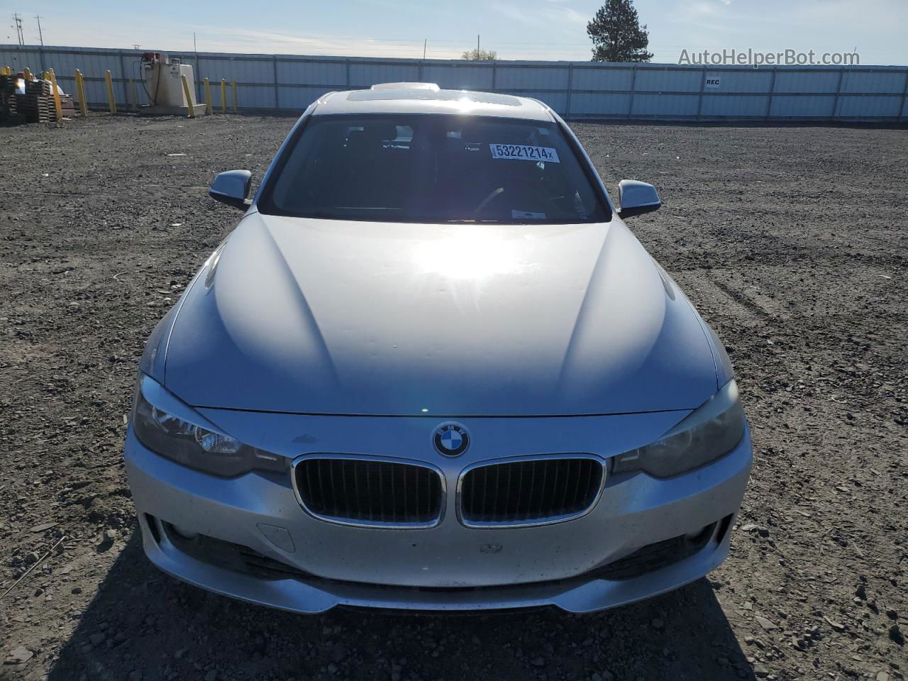 2013 Bmw 328 Xi Silver vin: WBA3B3C59DF542293