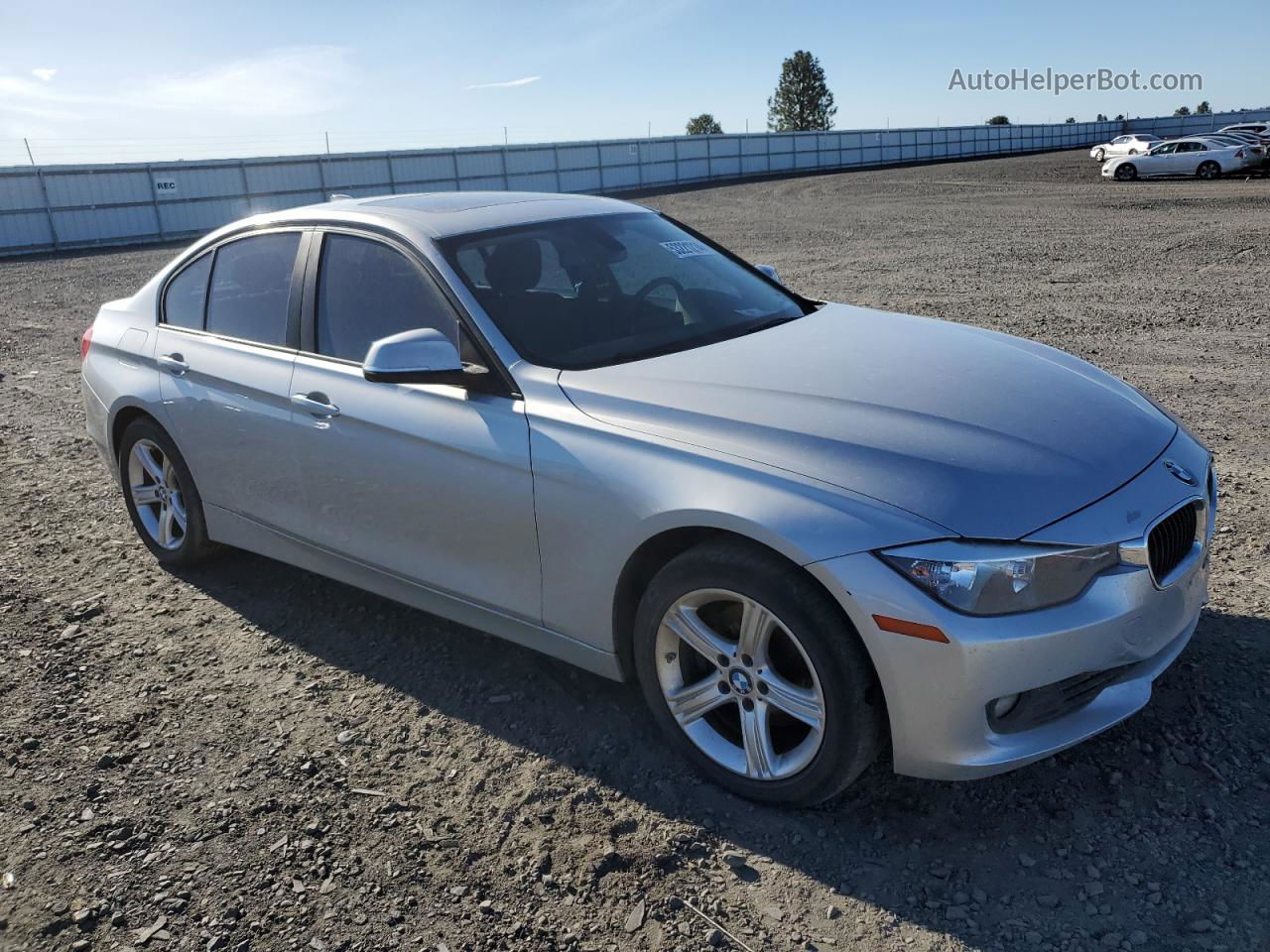 2013 Bmw 328 Xi Silver vin: WBA3B3C59DF542293