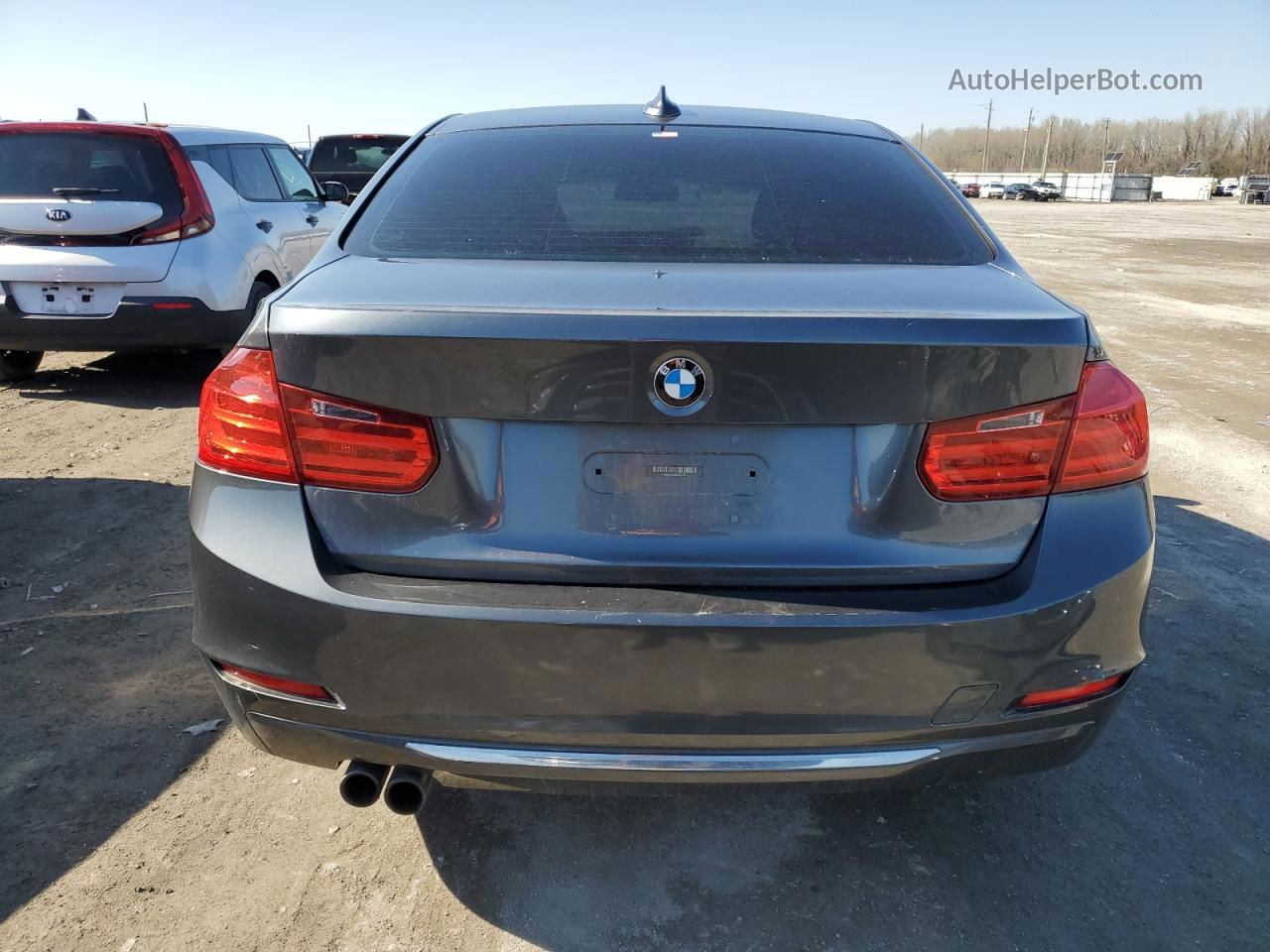 2014 Bmw 328 Xi Blue vin: WBA3B3C5XEJ977631