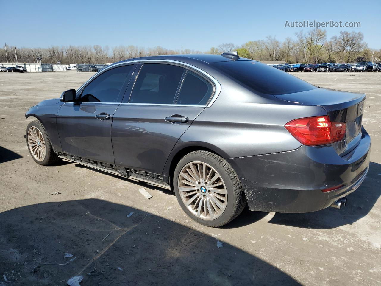 2014 Bmw 328 Xi Blue vin: WBA3B3C5XEJ977631