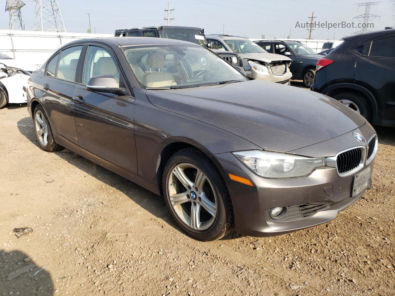 2015 Bmw 328 Xi Silver vin: WBA3B3G50FNT17814