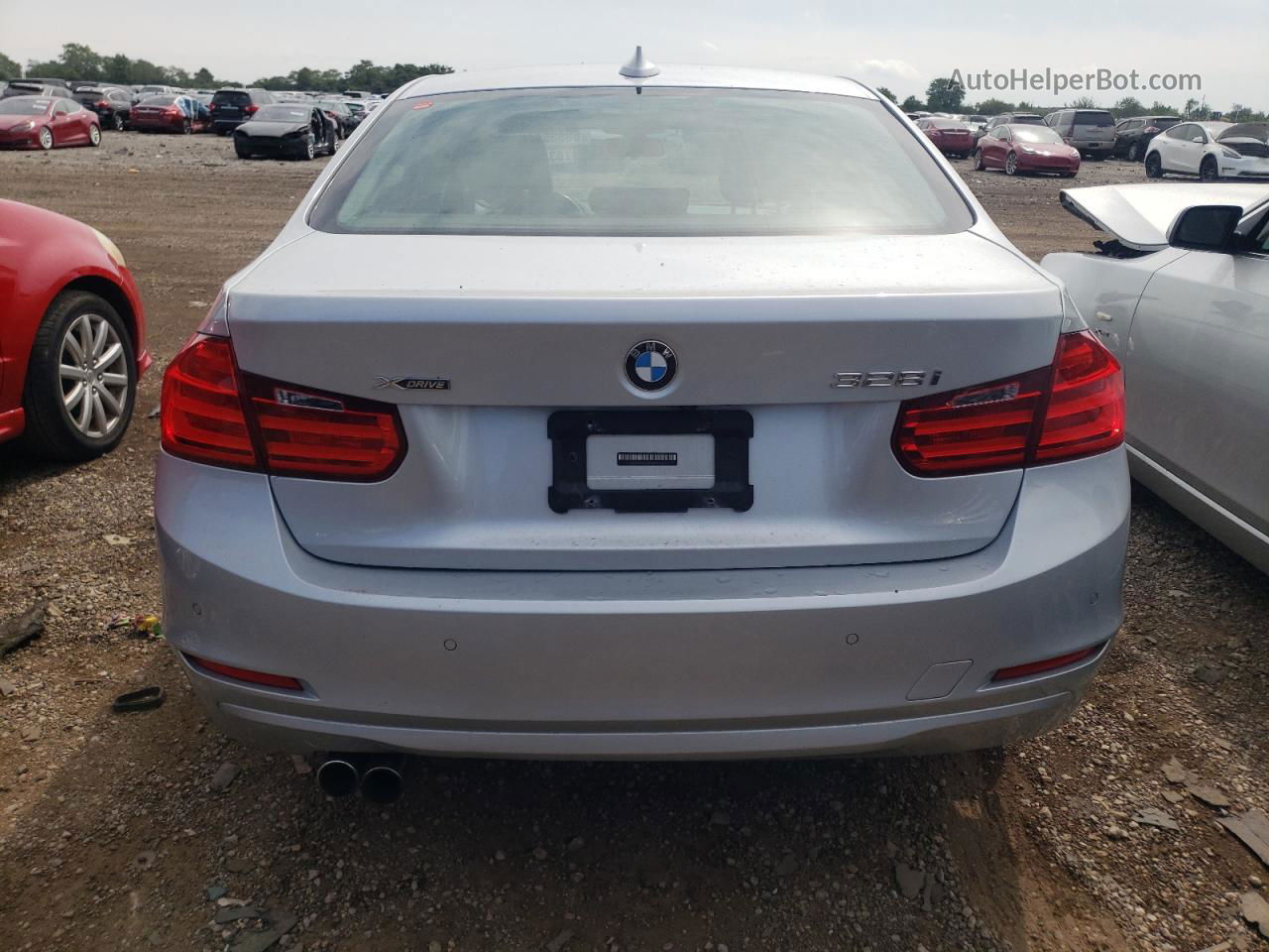 2014 Bmw 328 Xi Серебряный vin: WBA3B3G51ENR84762