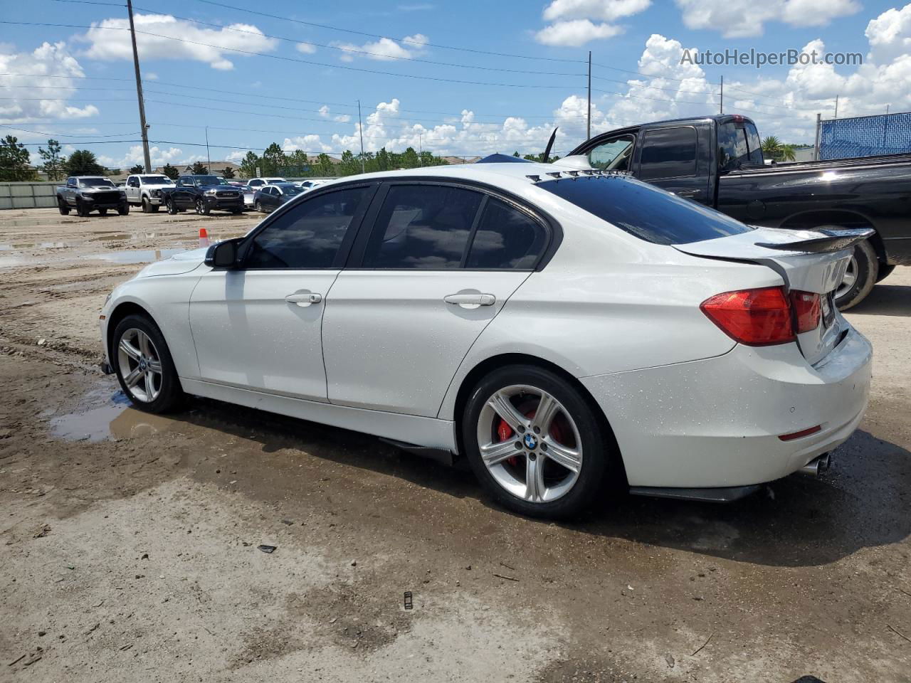 2015 Bmw 328 Xi White vin: WBA3B3G52FNR89115