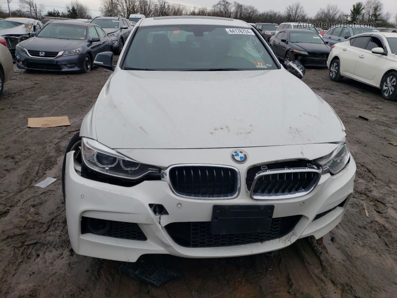 2015 Bmw 328 Xi Белый vin: WBA3B3G52FNT18303