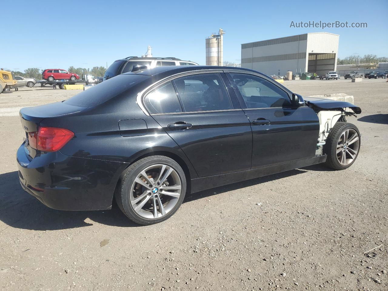 2014 Bmw 328 Xi Black vin: WBA3B3G53ENR82348