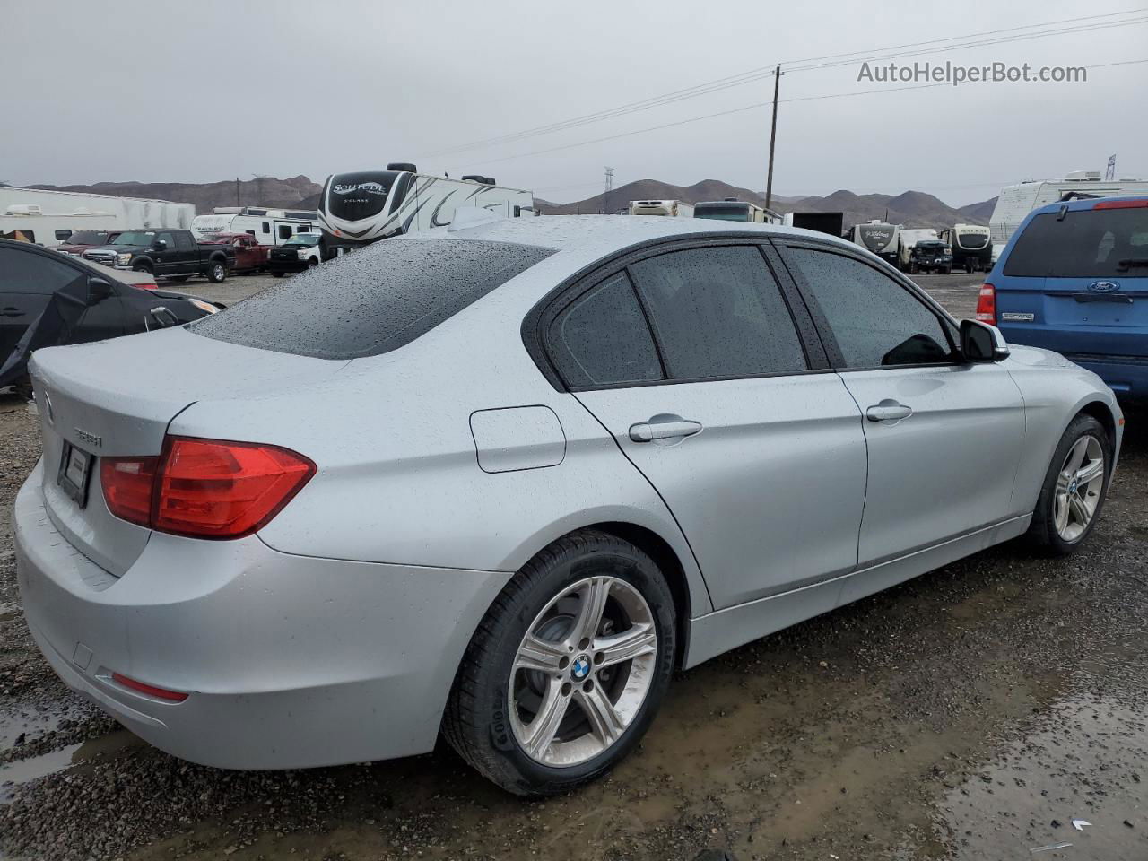 2015 Bmw 328 Xi Серебряный vin: WBA3B3G53FNR87891