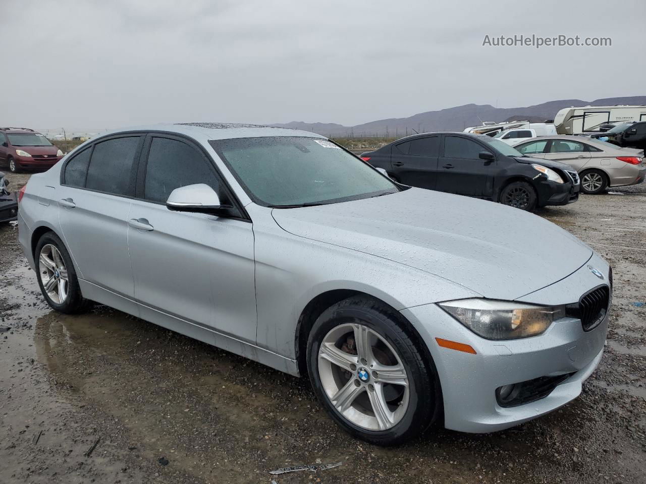 2015 Bmw 328 Xi Серебряный vin: WBA3B3G53FNR87891