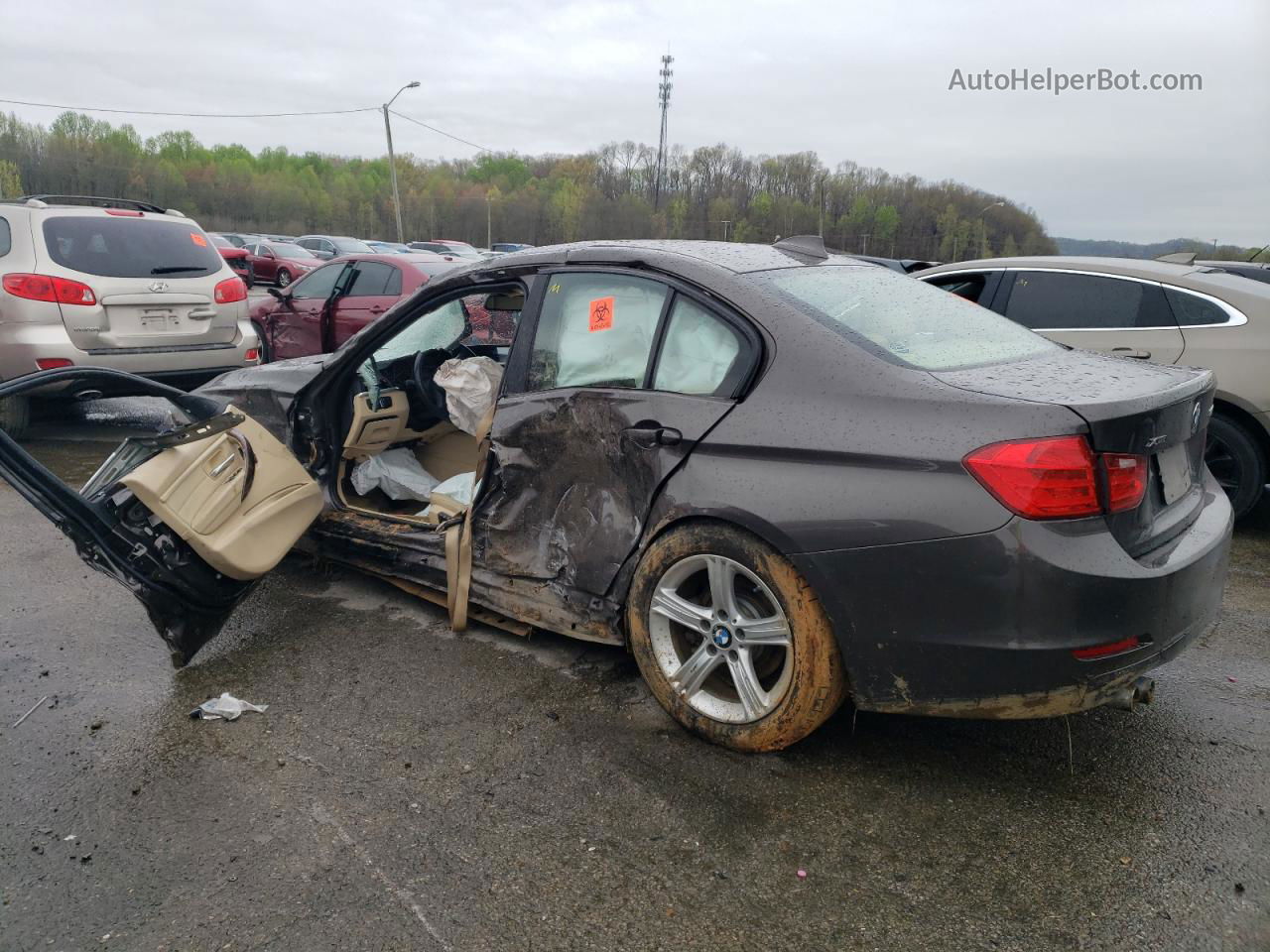 2013 Bmw 328 Xi Угольный vin: WBA3B3G54DNR80025