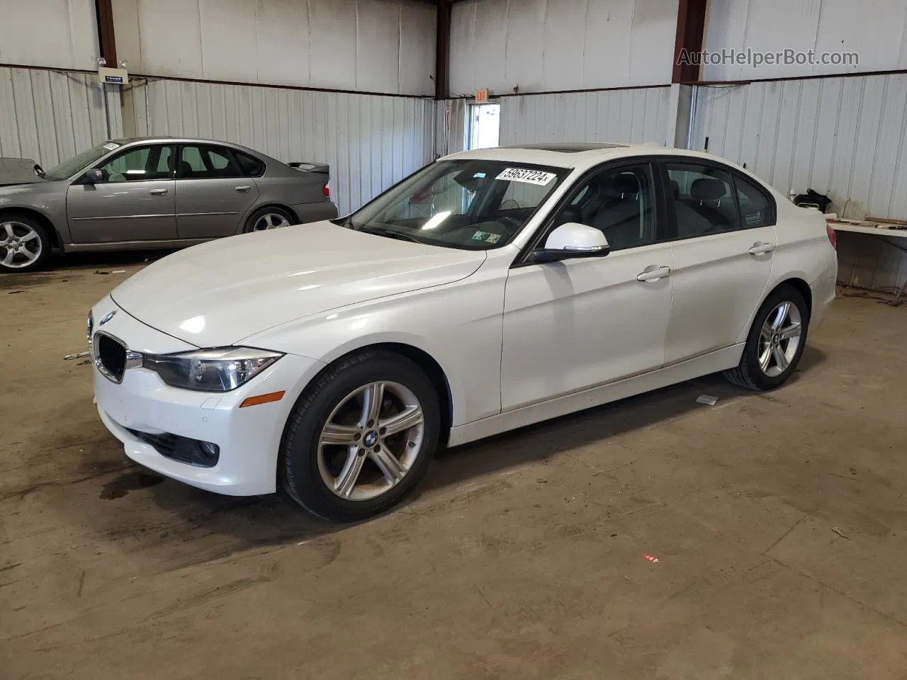 2013 Bmw 328 Xi White vin: WBA3B3G54DNR80414