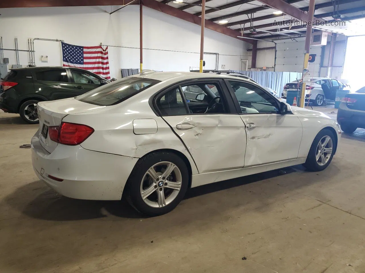 2013 Bmw 328 Xi White vin: WBA3B3G54DNR80414