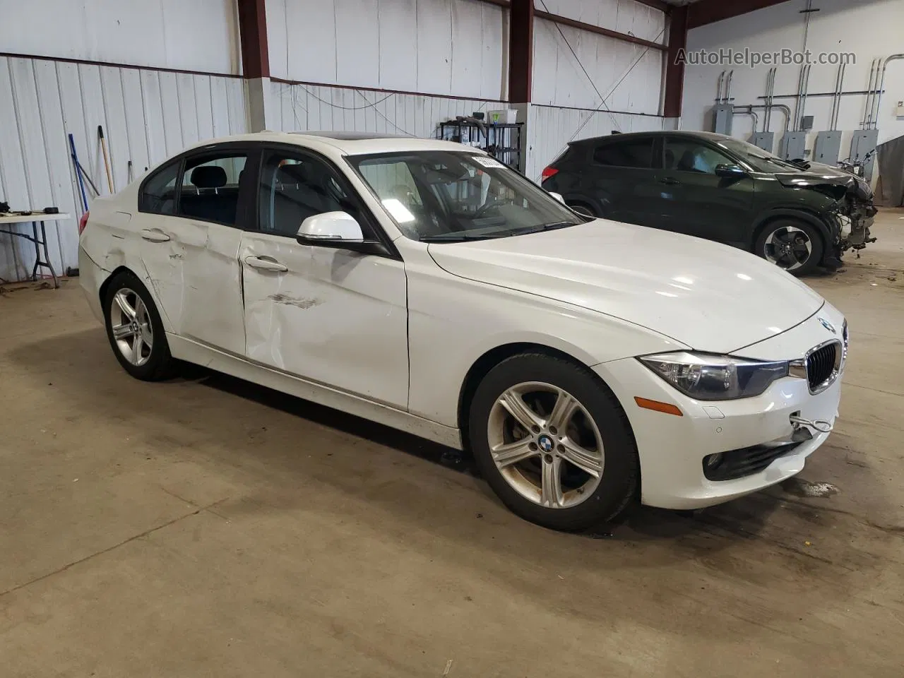 2013 Bmw 328 Xi White vin: WBA3B3G54DNR80414