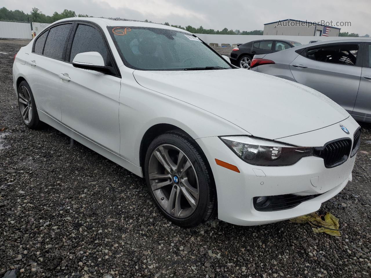 2015 Bmw 328 Xi White vin: WBA3B3G54FNR87253