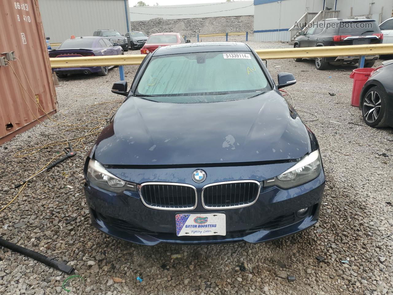 2015 Bmw 328 Xi Blue vin: WBA3B3G54FNR88158