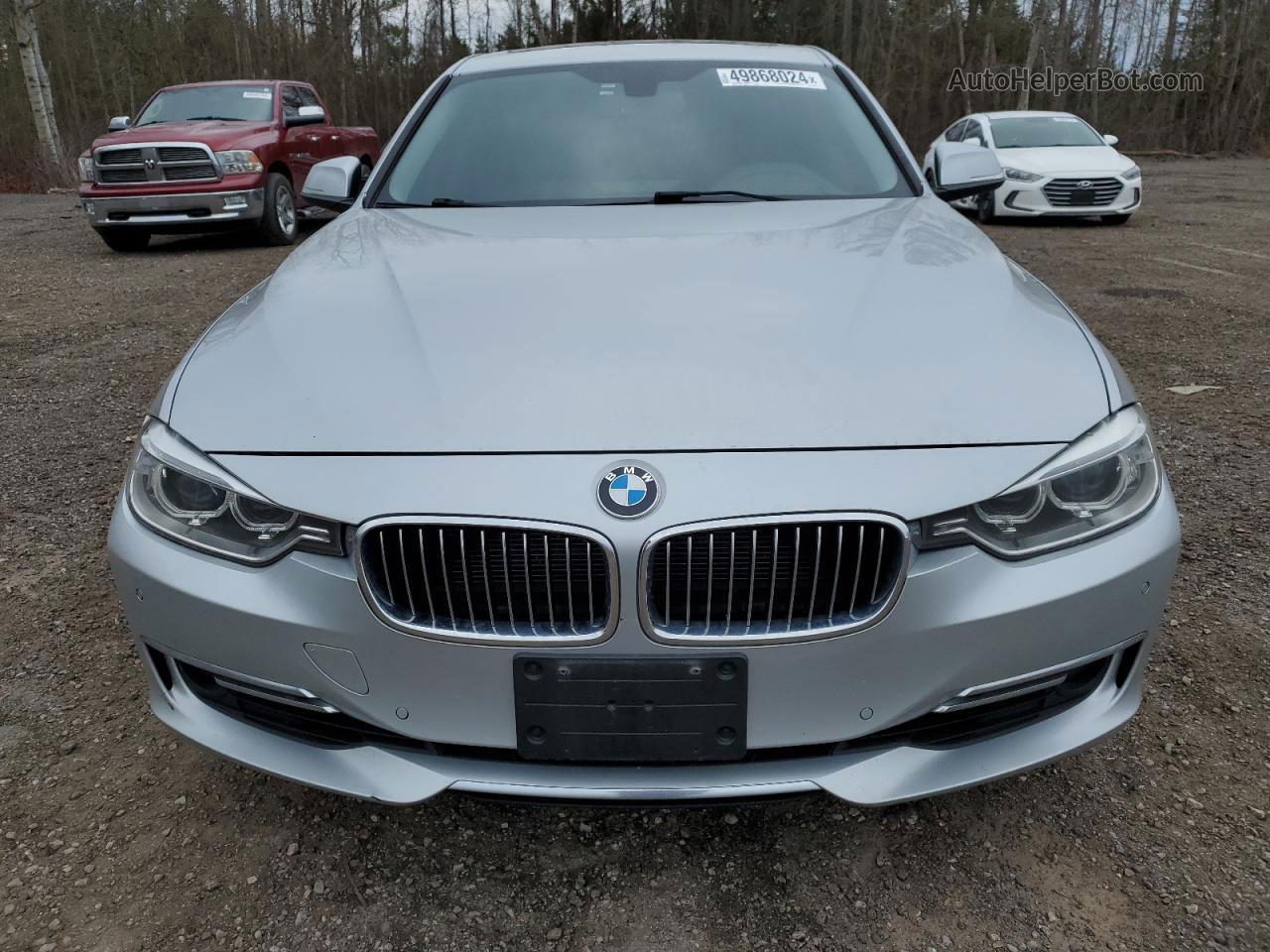 2014 Bmw 328 Xi Silver vin: WBA3B3G55ENR84604