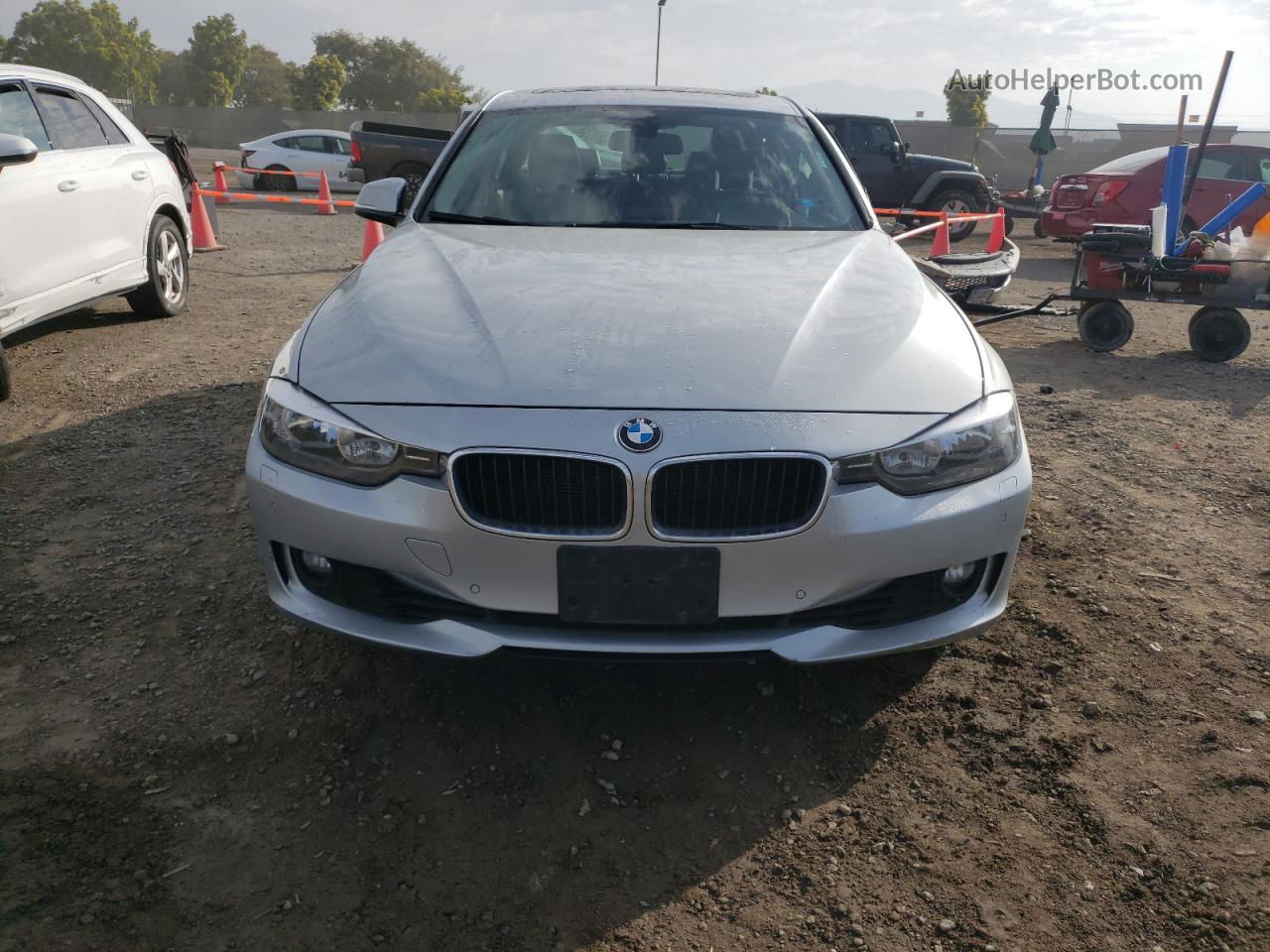 2015 Bmw 328 Xi Серебряный vin: WBA3B3G55FNR89058