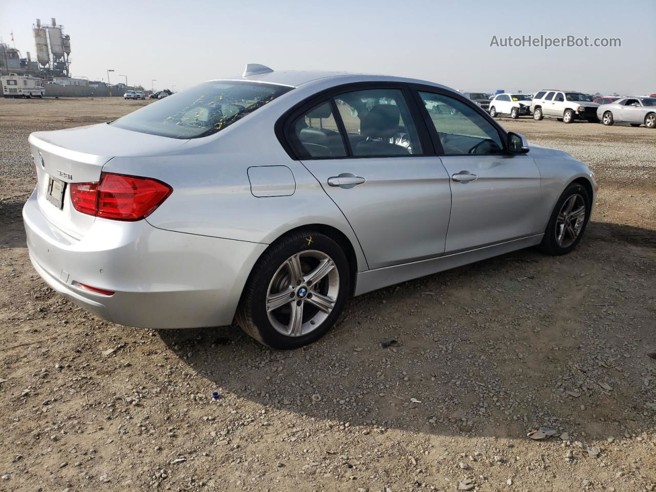 2015 Bmw 328 Xi Серебряный vin: WBA3B3G55FNR89058