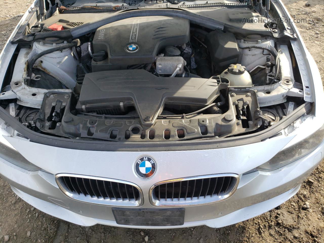 2015 Bmw 328 Xi Серебряный vin: WBA3B3G55FNR89058