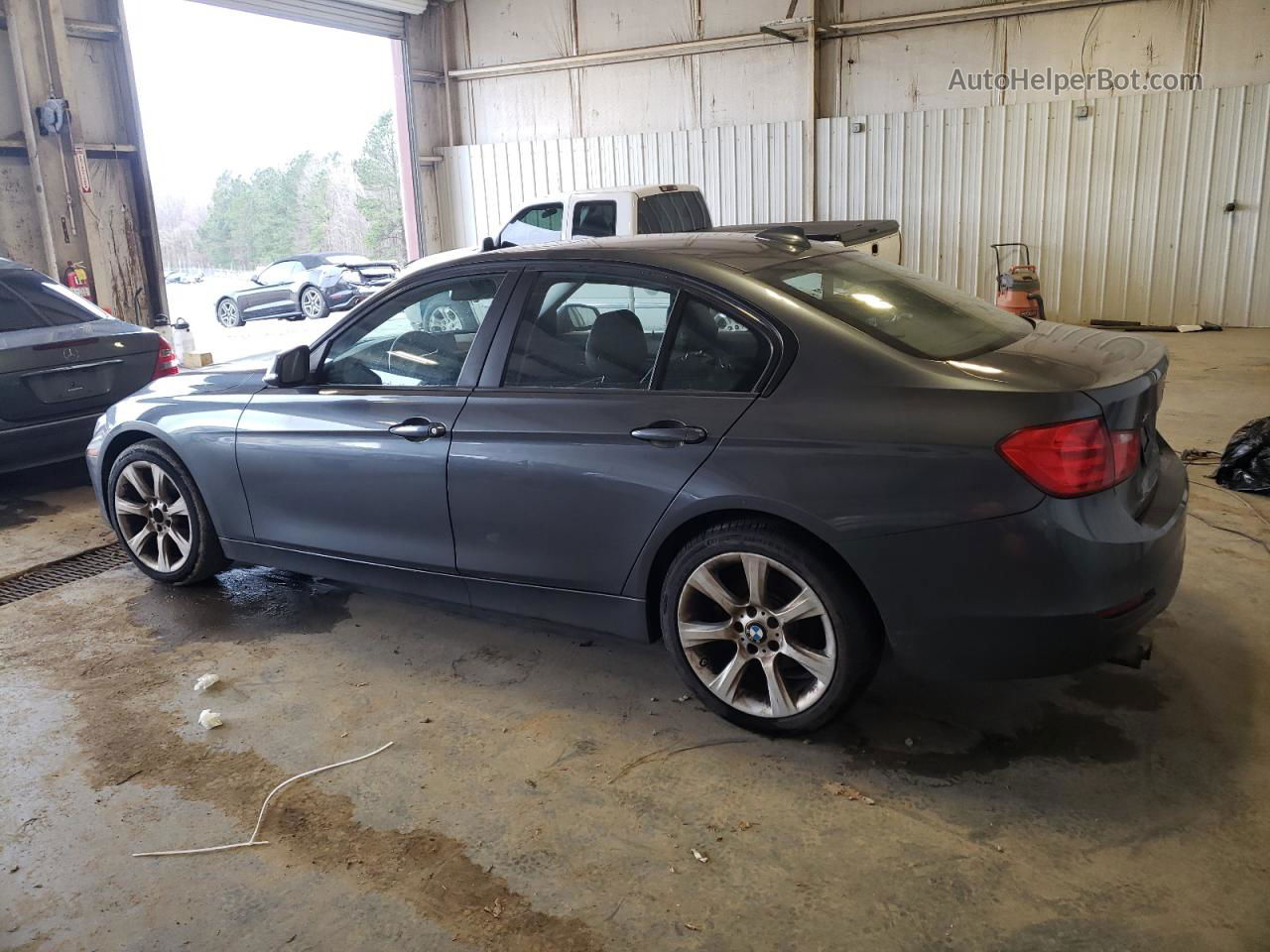 2015 Bmw 328 Xi Gray vin: WBA3B3G55FNT17999