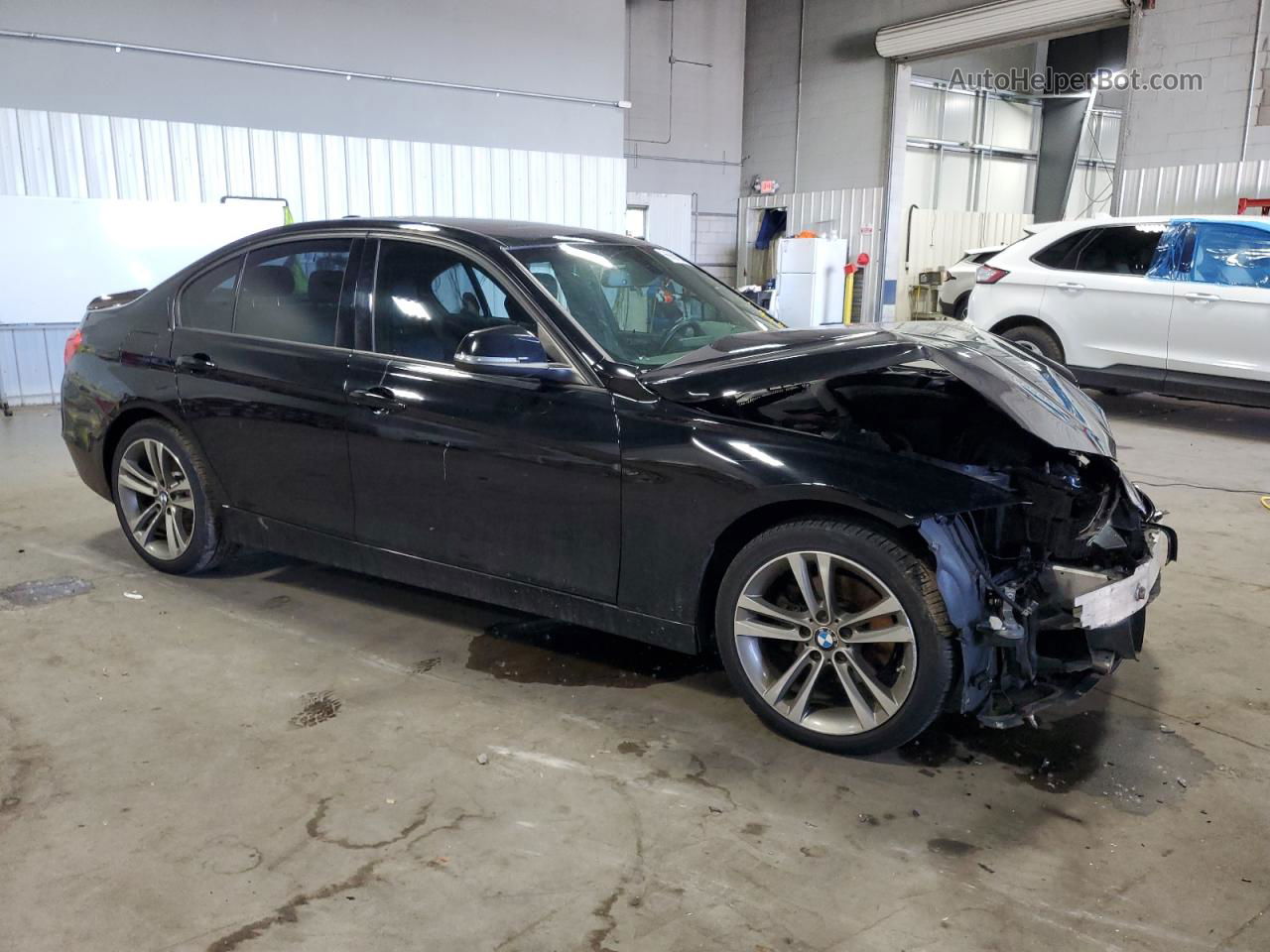 2013 Bmw 328 Xi Black vin: WBA3B3G56DNR80401