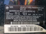 2013 Bmw 328 Xi Black vin: WBA3B3G56DNR80866