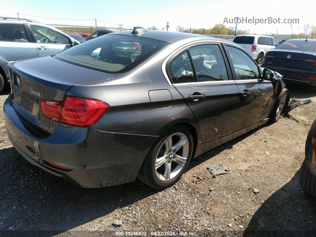 2015 Bmw 328i Xdrive Gray vin: WBA3B3G56FNR85603