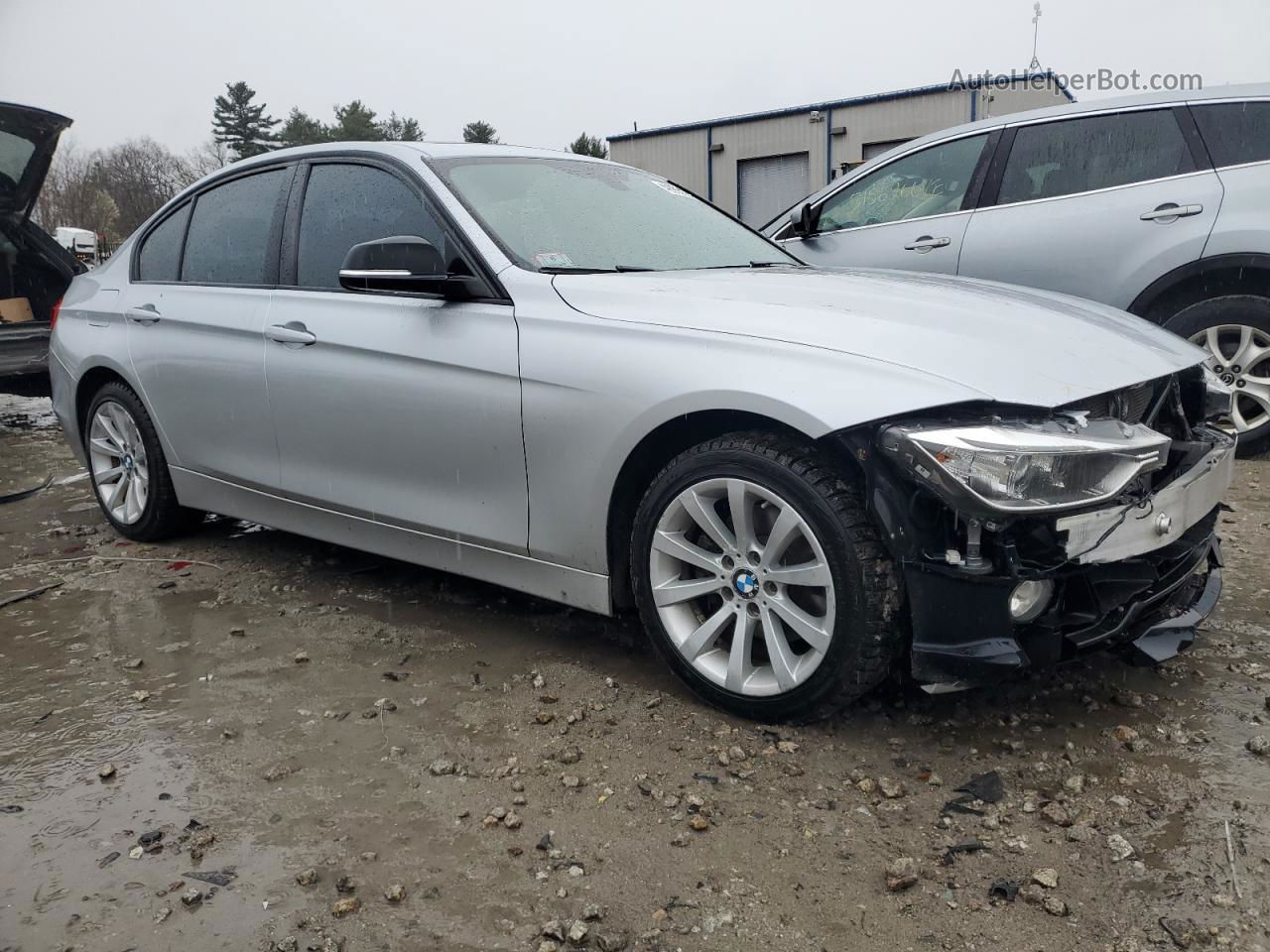 2015 Bmw 328 Xi Серебряный vin: WBA3B3G56FNT19051