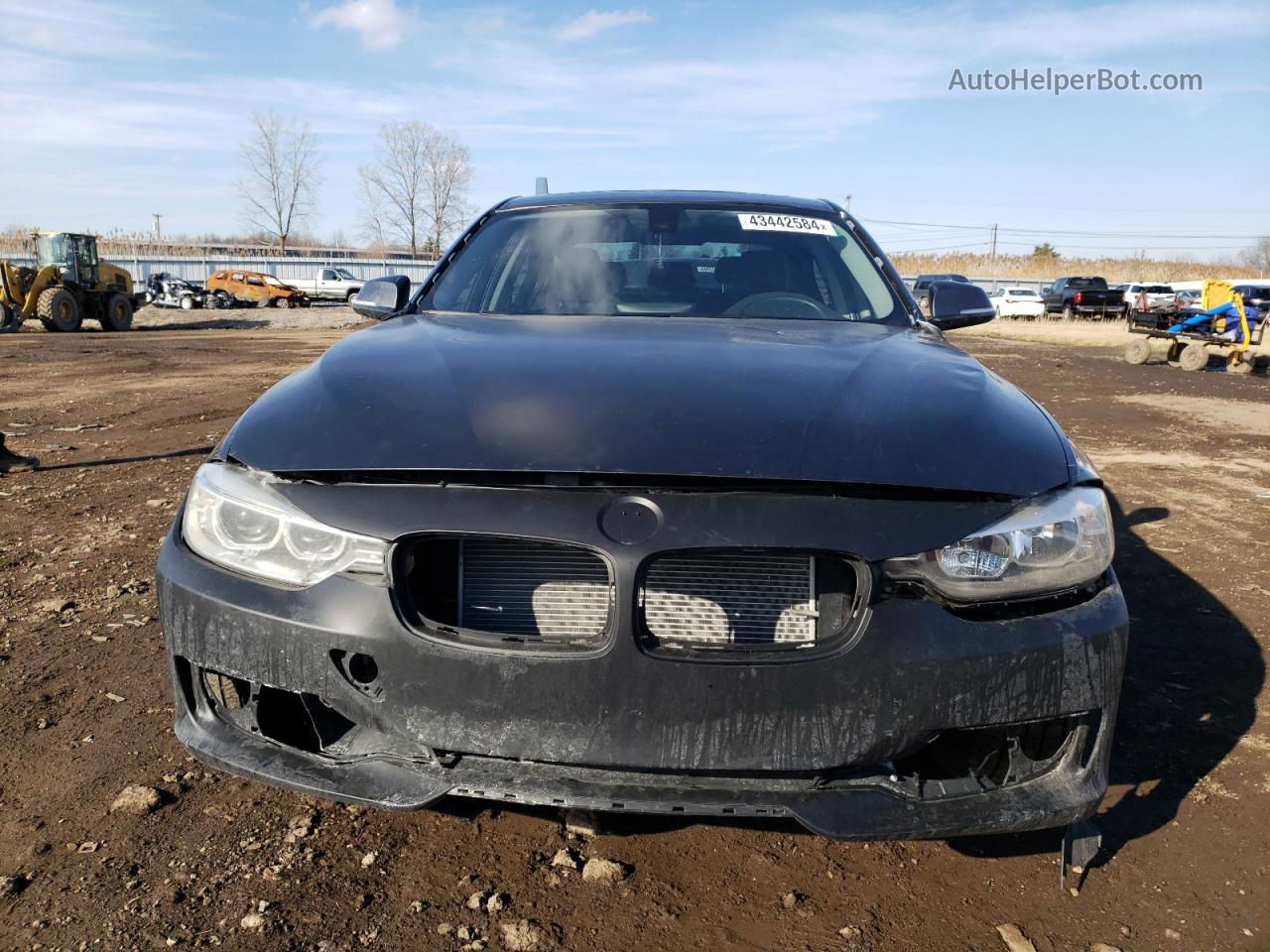 2014 Bmw 328 Xi Gray vin: WBA3B3G57ENR82367