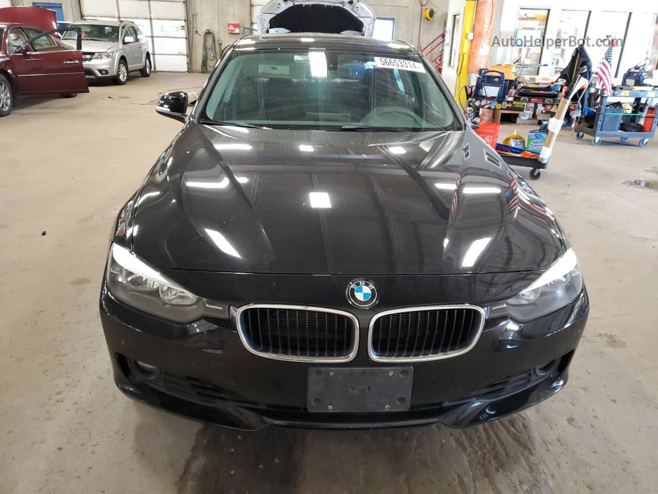 2015 Bmw 328 Xi Black vin: WBA3B3G57FNR86890