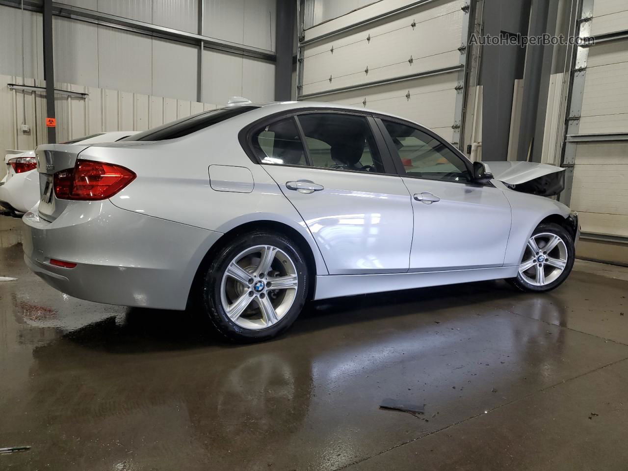 2013 Bmw 328 Xi Silver vin: WBA3B3G58DNR80349