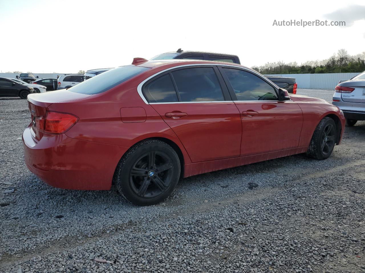 2015 Bmw 328 Xi Red vin: WBA3B3G58FNR86462