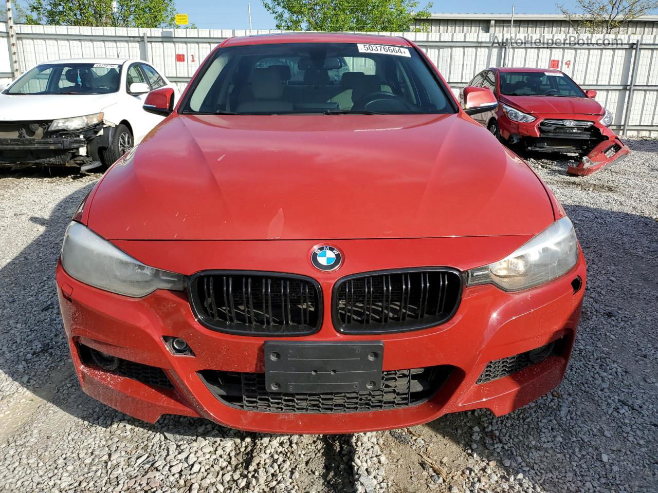 2015 Bmw 328 Xi Красный vin: WBA3B3G58FNR86462