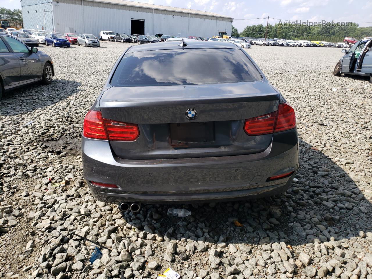 2015 Bmw 328 Xi Charcoal vin: WBA3B3G58FNR87322