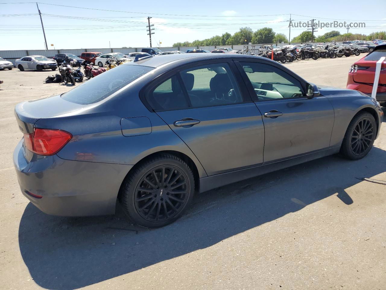 2013 Bmw 328 Xi Charcoal vin: WBA3B3G59DNR81381