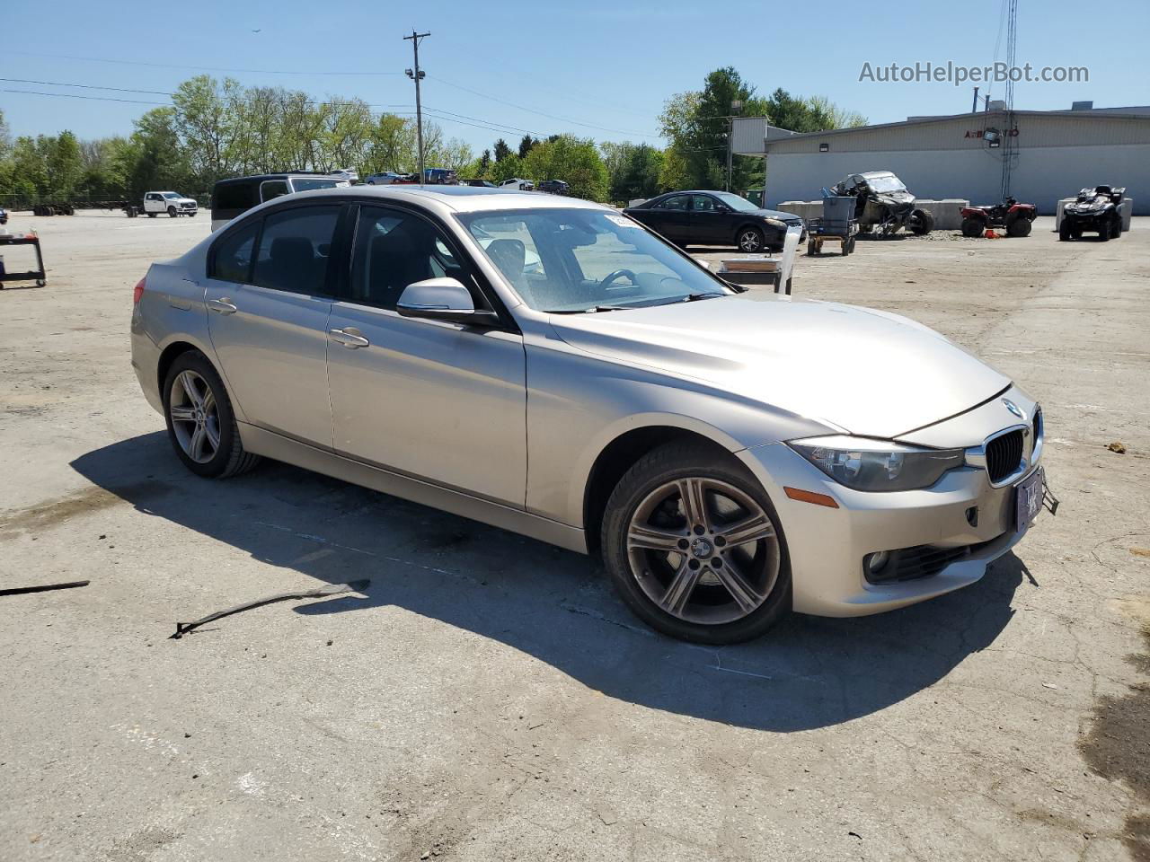 2014 Bmw 328 Xi Золотой vin: WBA3B3G59ENR82404