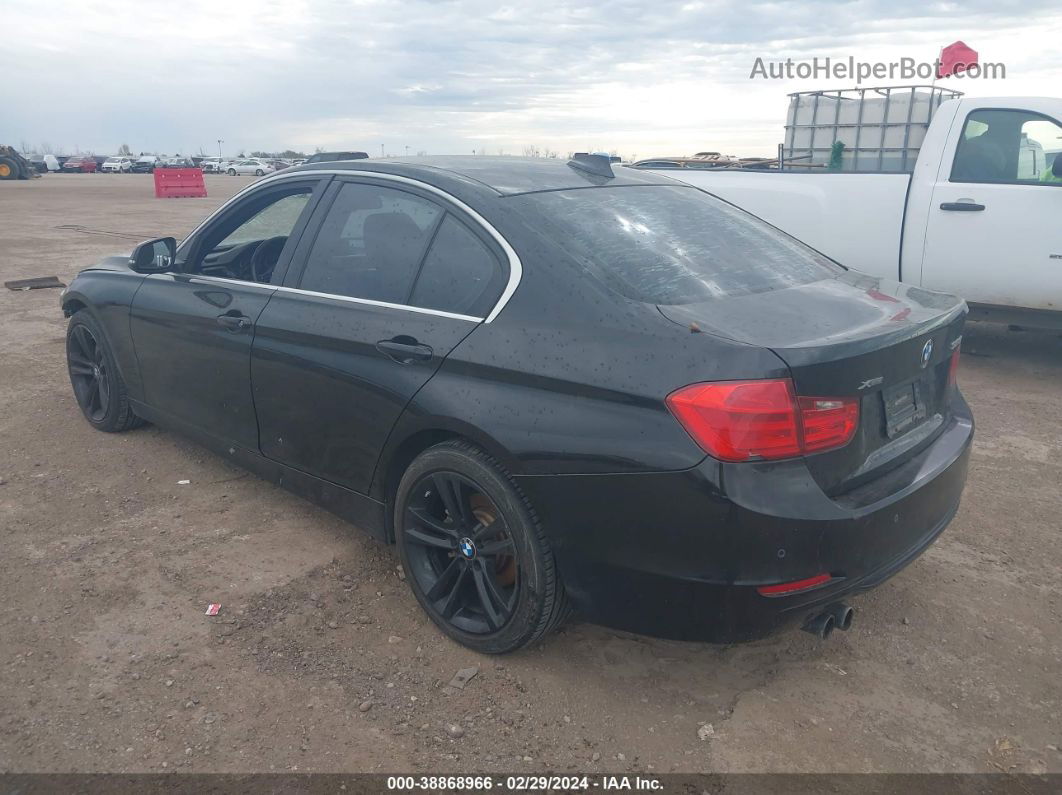 2015 Bmw 328i Xdrive Black vin: WBA3B3G59FNR85448