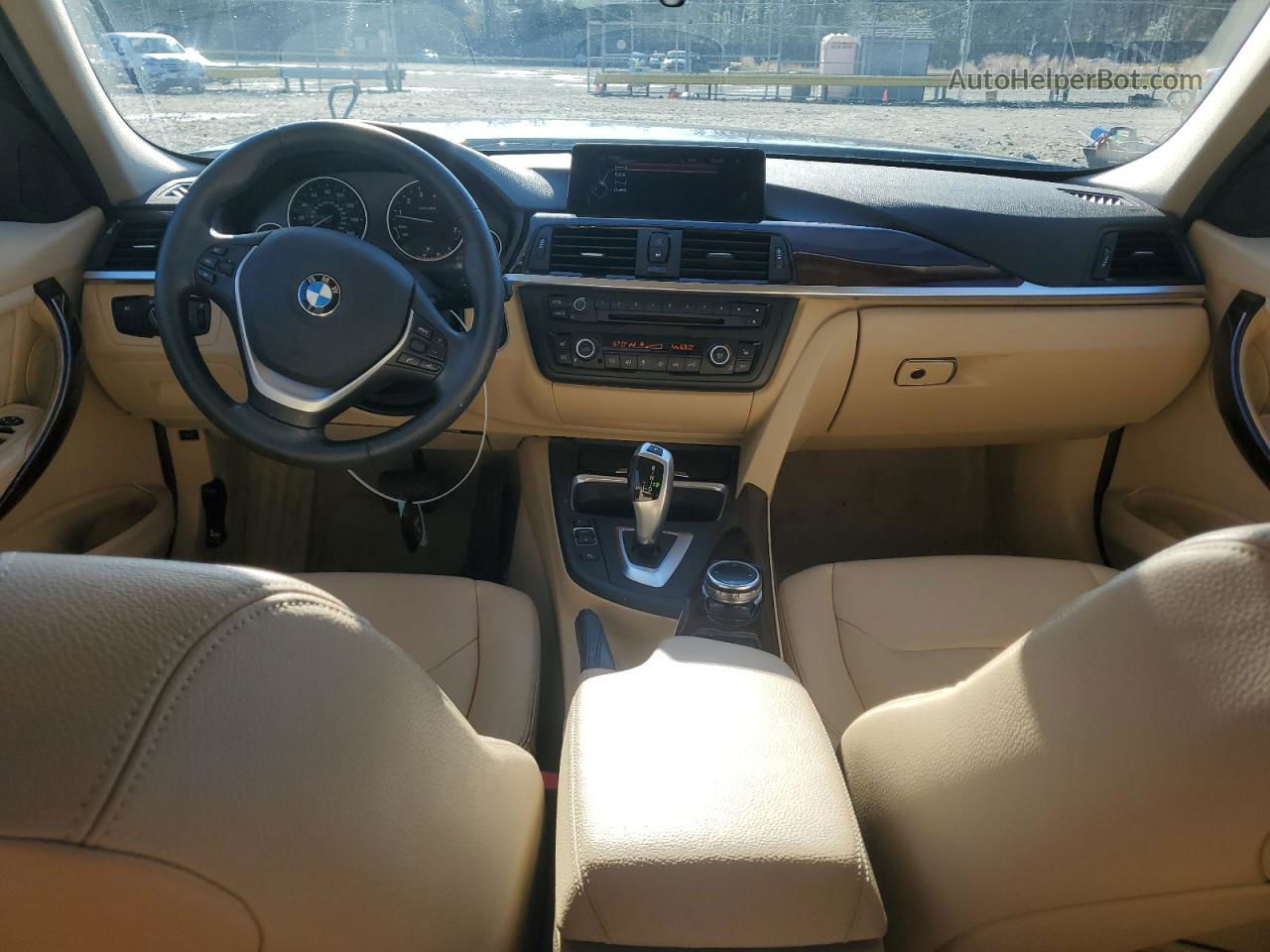 2015 Bmw 328 Xi Синий vin: WBA3B3G59FNR86681