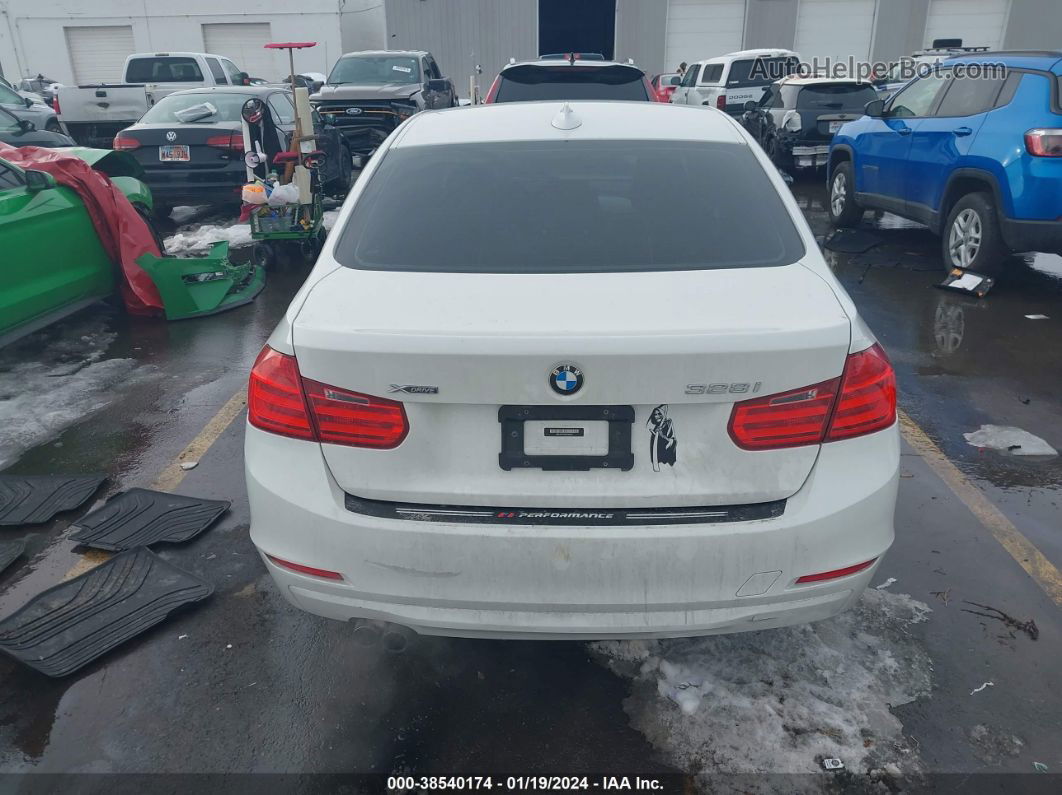 2013 Bmw 328i Xdrive White vin: WBA3B5C50DF596447