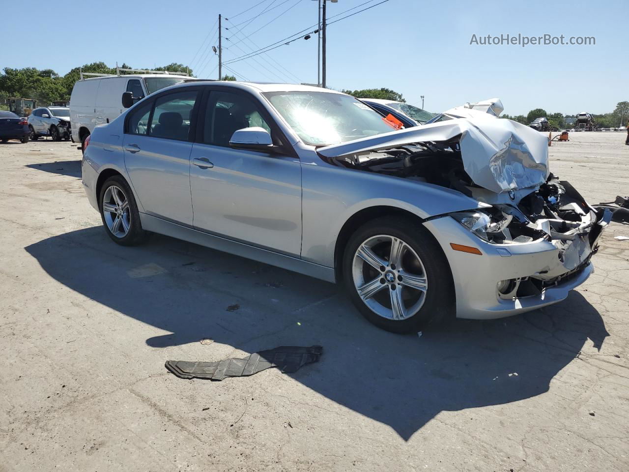 2014 Bmw 328 Xi Sulev Silver vin: WBA3B5C50EP540570