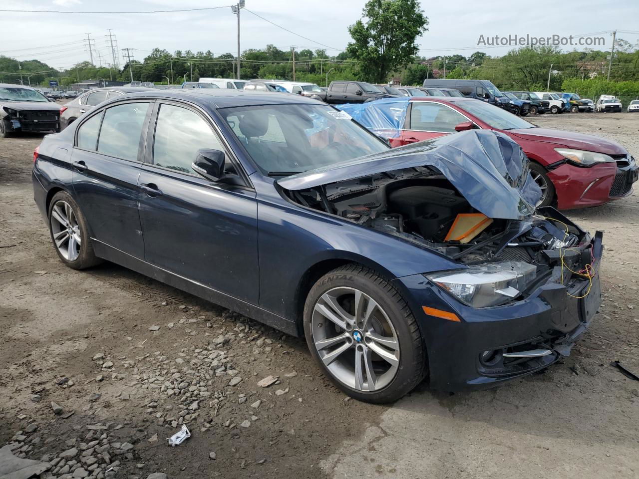 2013 Bmw 328 Xi Sulev Blue vin: WBA3B5C51DF594500