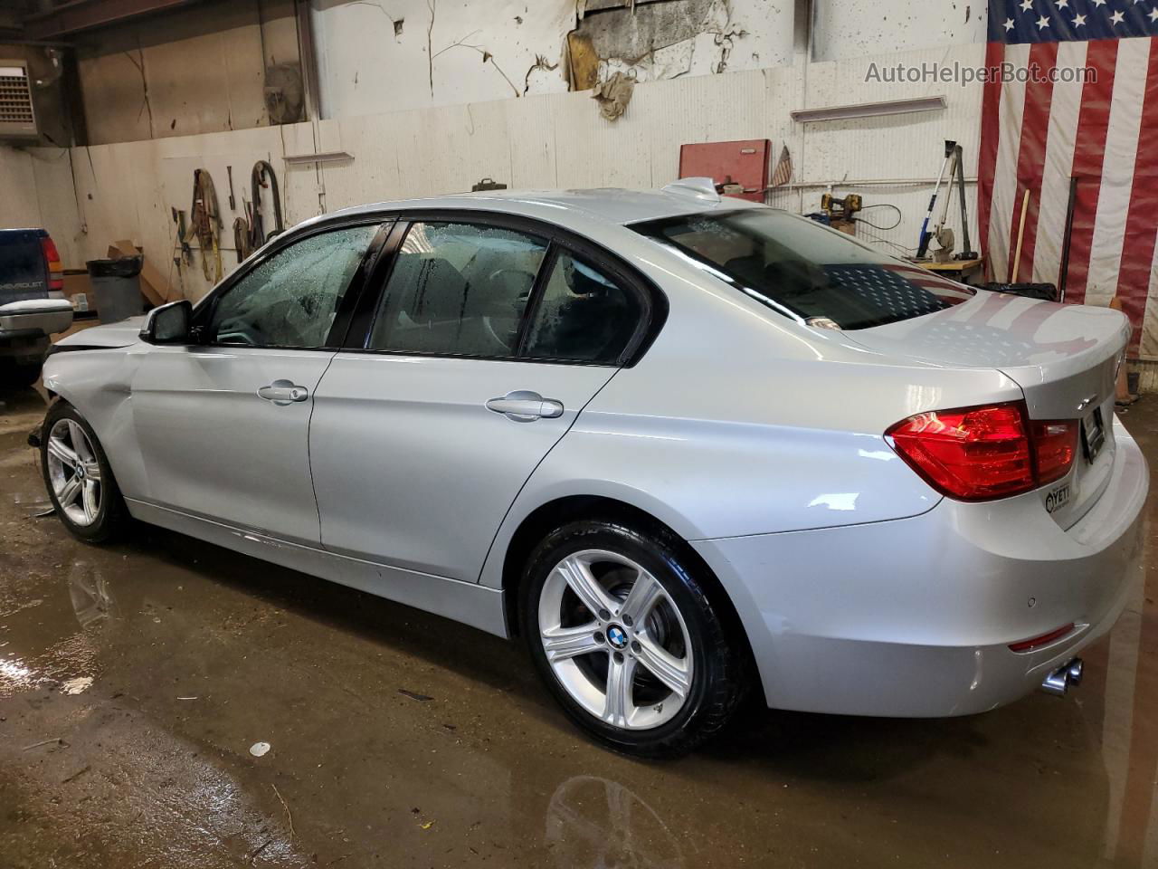 2013 Bmw 328 Xi Sulev Silver vin: WBA3B5C51DJ599158